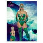 Disfraz Sexy de Green Power Girl