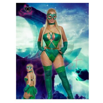 Disfraz Sexy de Green Power Girl