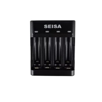 CARGADOR PILAS RECARGABLES DOBLE AA Y TRIPLE AAA