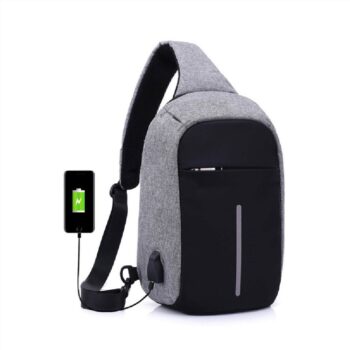 Mochila Cruzada con USB