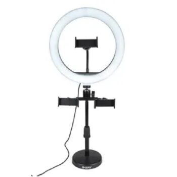 Aro Anillo de Luz Led de 26 cm con trípode de 59 cm
