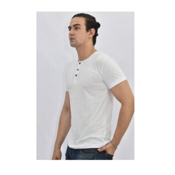 Polo Cuello Neru Blanco para Hombre Talla L