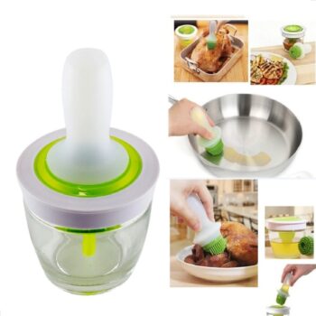 Aceitero con Pincel de Silicona