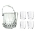Set Hielera + Vasos de Vidrio