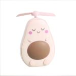 Mini Ventilador de Espejo de Maquillaje LED Multifuncional
