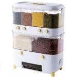 Dispensador Rectangular de Menestras de 2 Niveles