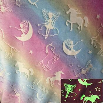 Manta Luminosa - Unicornio Arcoíris
