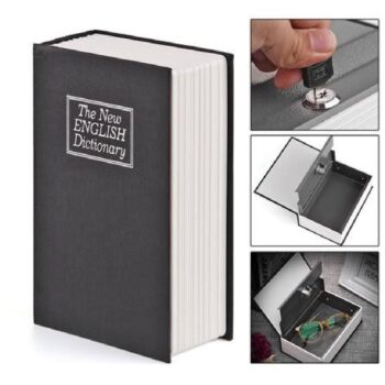 Mini Caja Fuerte En Forma De Libro