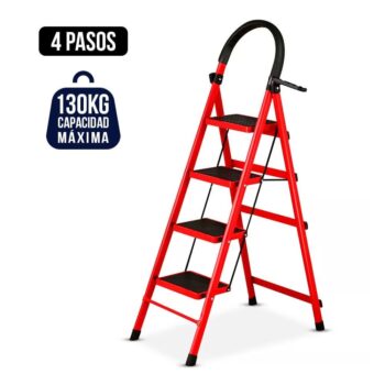 Escalera Multifuncional de 4 Peldaños