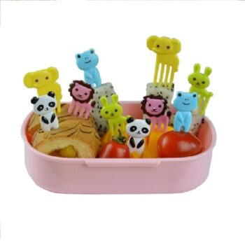 Mini Tenedores de Animales Kawai