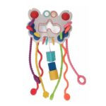 JUGUETE SENSORIAL PARA BEBÉS CON CUERDA INTERACTIVA