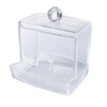 SOPORTE DE ACRÍLICO TRANSPARENTE PARA HACER HISOPOS