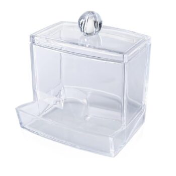 SOPORTE DE ACRÍLICO TRANSPARENTE PARA HACER HISOPOS