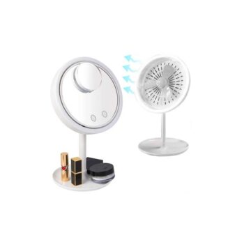 ESPEJO 3 EN 1 CIRCULAR CON LUZ LED