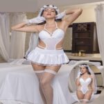 Disfraz Sexy De Novia Enterizo