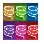 Cinta Led Neón Flex 5 metros rosado