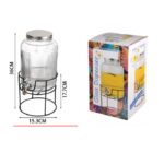 Dispensador De Agua De Vidrio 4 L + Base