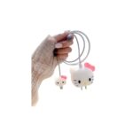 KIT PROTECTOR DE CARGADOR Y CABLE DE IPHONE 20W HELLO KITTY
