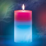 Vela Real Mágica Cera Luz LED Incorporada