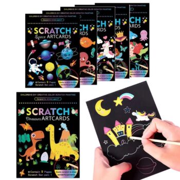 Set de 3 Papel Scratch para Raspar