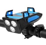 Linterna Timbre con Soporte de Celular para Bicicleta