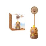 Mini Ventilador Capibara con Tajador incluido