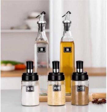 Set de Aceitero mas Condimentero