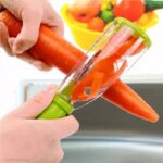 Pelador de Frutas y Verduras con Contenedor de Residuos