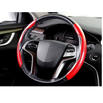 Cubierta para Volante de Auto Rojo
