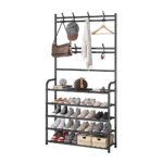 Zapatera de 5 Niveles con Perchero 60 cm