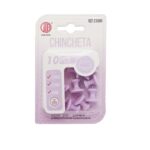 Chinchetas 10 Unidades Morado