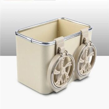 Caja de Almacenamiento para Reposabrazos de Automóvil - Beige