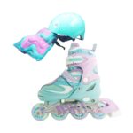 Patines Lineales + Accesorios de Protección OKA
