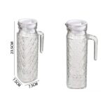 Jarra De Vidrio Diamante 1000ml