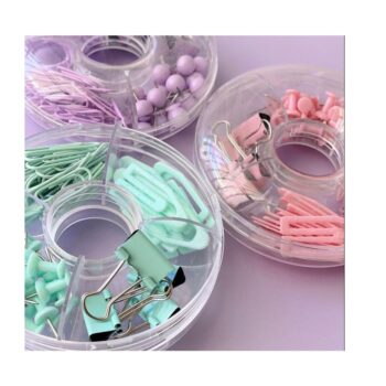 Set 3 Clips para Papelería Colores Variados