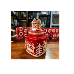 Azucarera Modelo Corazón Navidad Colores Variados