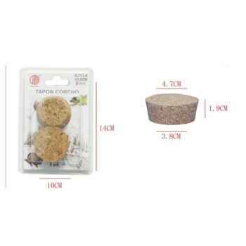 Set de 6 Tapones de Corcho 4.7 cm