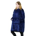 Poleron con Capucha  Huggle - Azul