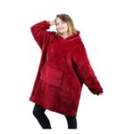 Poleron con Capucha  Huggle - Rojo