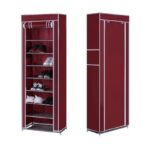 Zapatera Armable 9 Niveles - VinoRojo