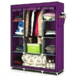 Ropero Armable de 3 Cuerpos - Morado