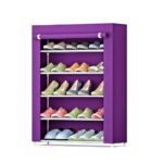 Zapatera Armable de 5 Niveles – Morado