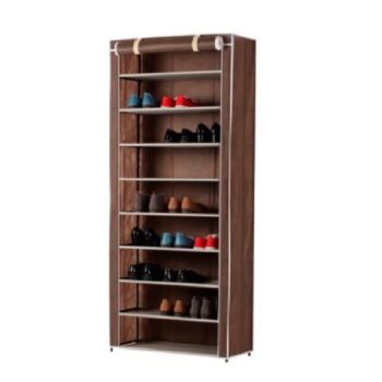 Zapatera Armable 9 Niveles – Marrón