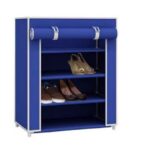 Zapatera Armable de 5 Niveles – Azul