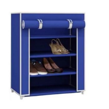 Zapatera Armable de 5 Niveles – Azul