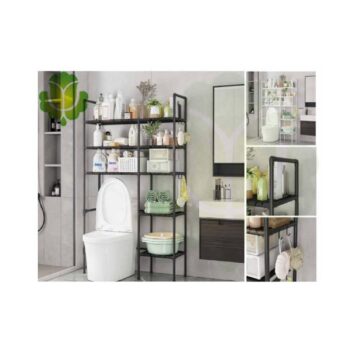 Organizador De Baño De 3 Pisos Color Negro