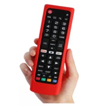 FUNDA DE SILICONA PARA CONTROL REMOTO LG SMARTV ROJO