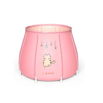 Bañera Plegable para Adultos – Rosa