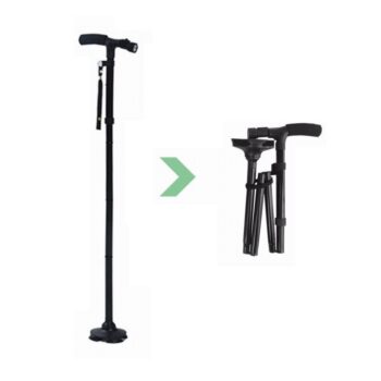 Bastón Plegable Con Luz 4 en 1