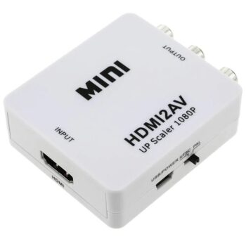 Convertidor Adaptador HDMI a Video - Blanco